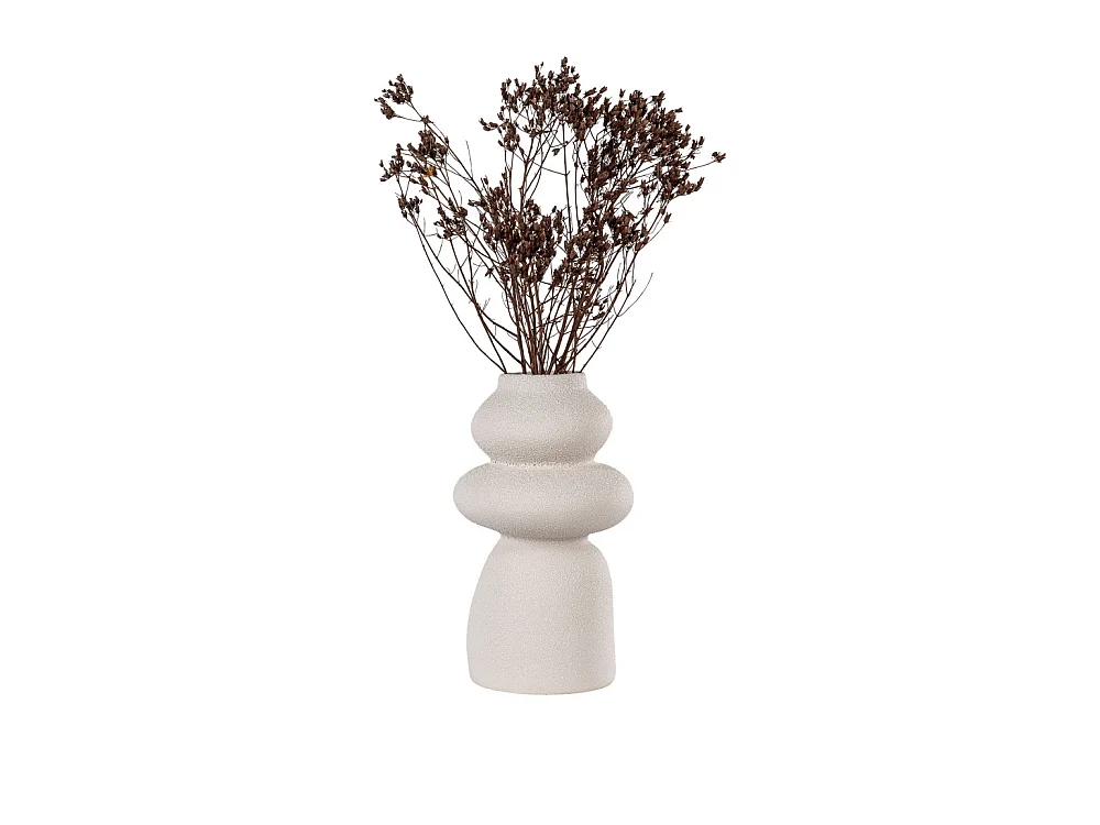 Oeiras Vase Keramik beige.