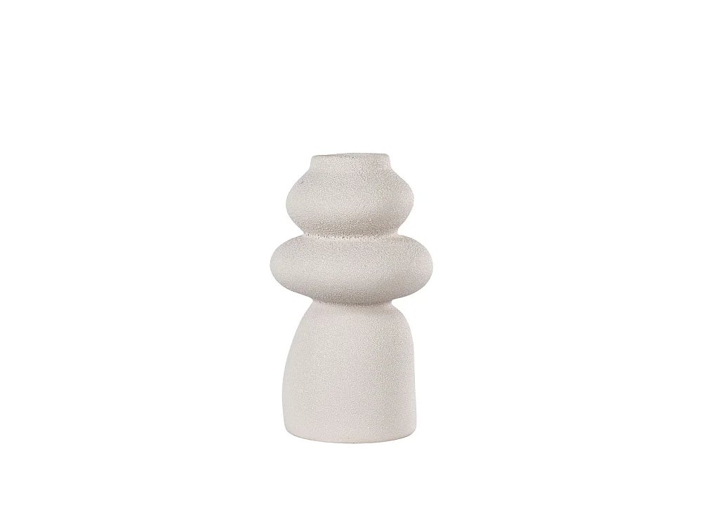 Vaso Oeiras in ceramica beige.