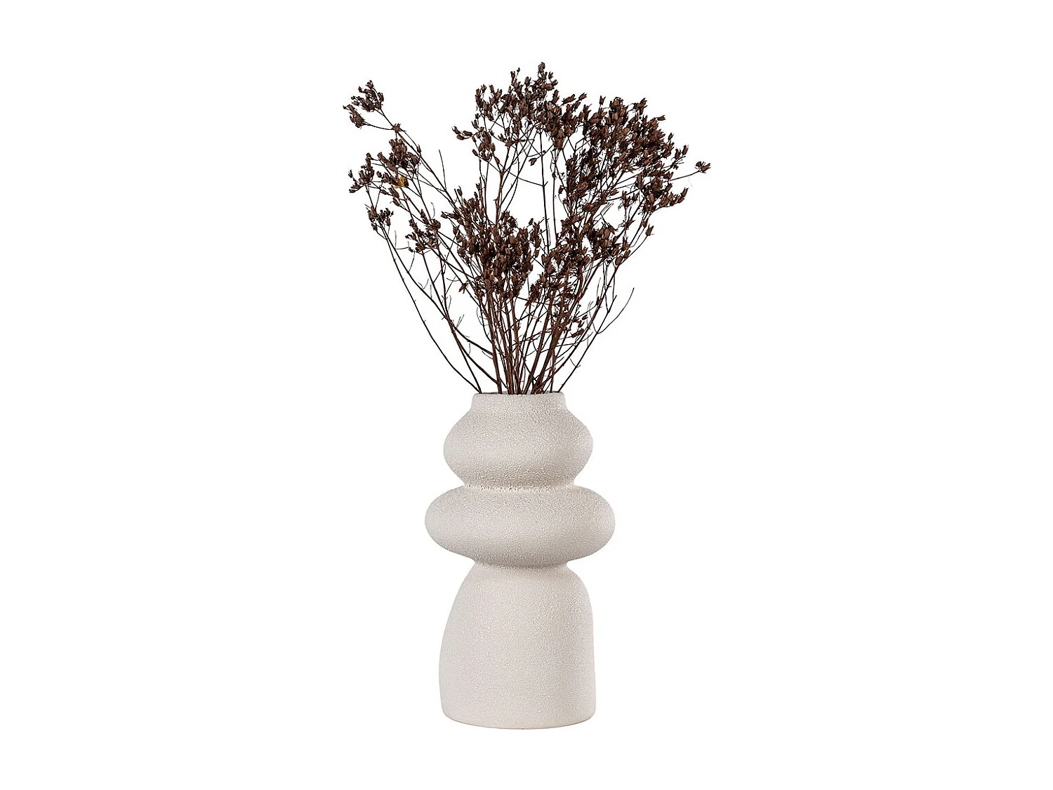 Oeiras vase céramique beige.