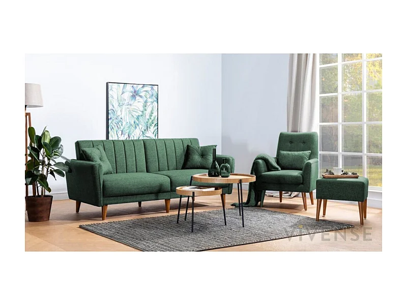 Canapé convertible AQUA VERT