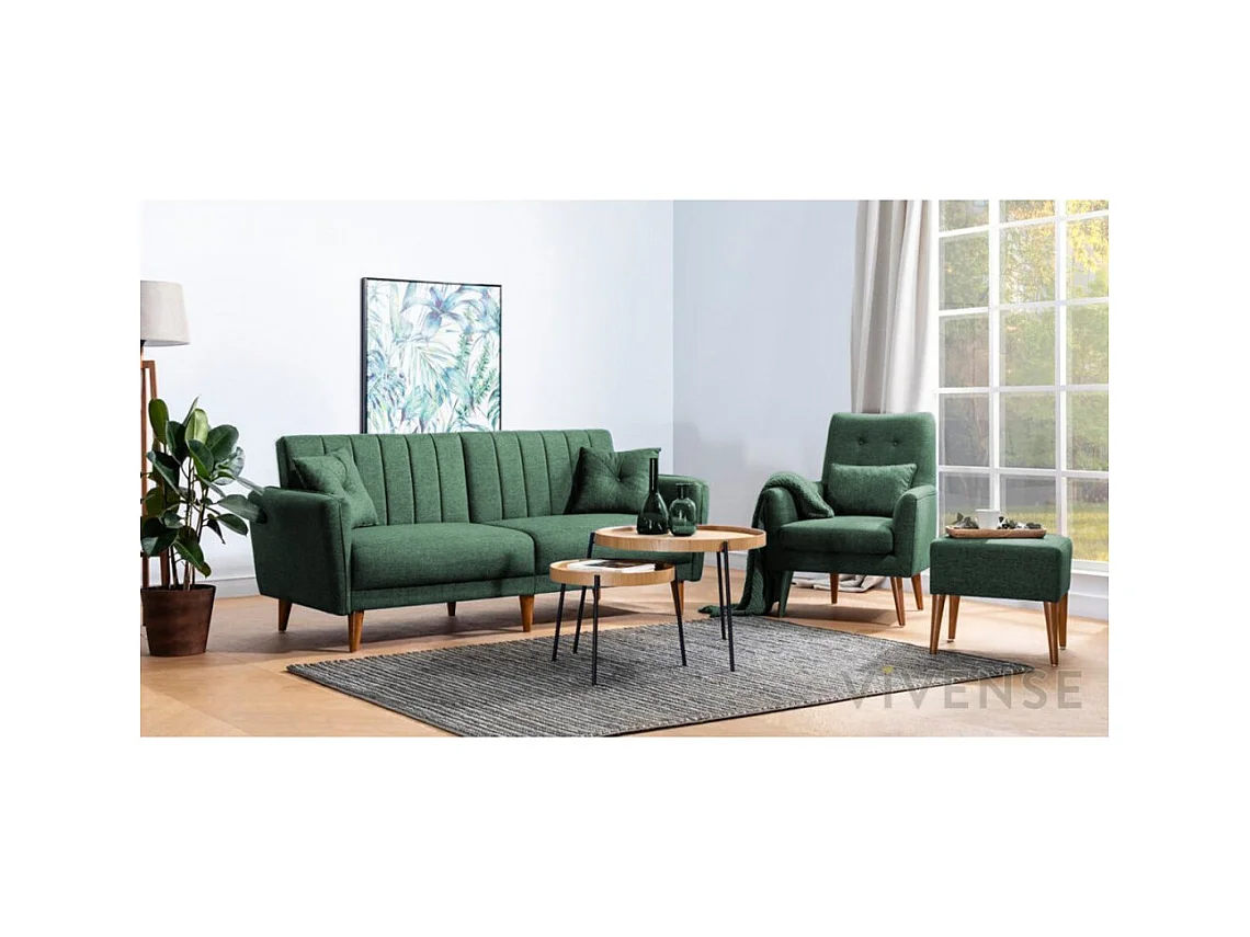 Canapé convertible AQUA VERT