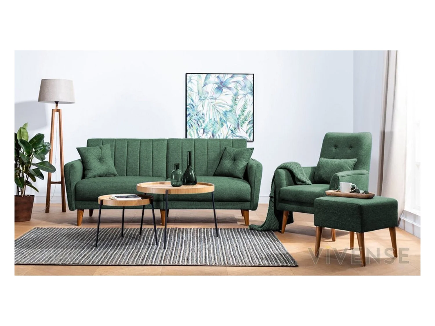 Canapé convertible AQUA VERT