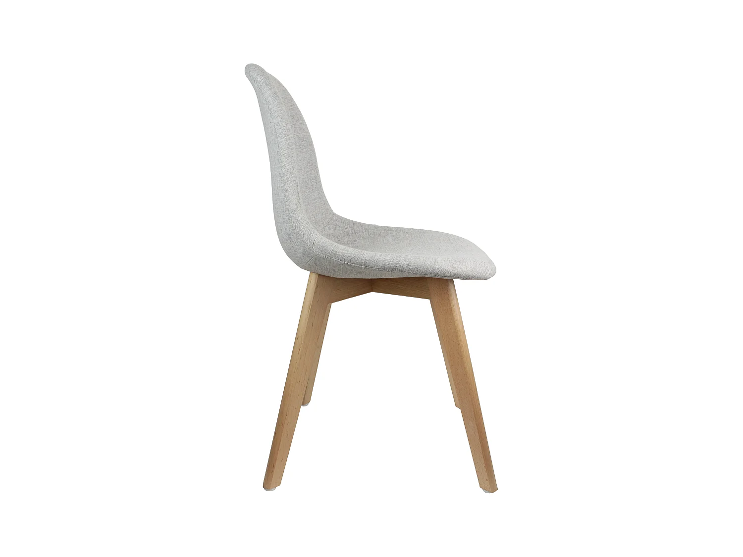 Lot de 2 Chaises Scandinave "Osaka" 87cm Gris