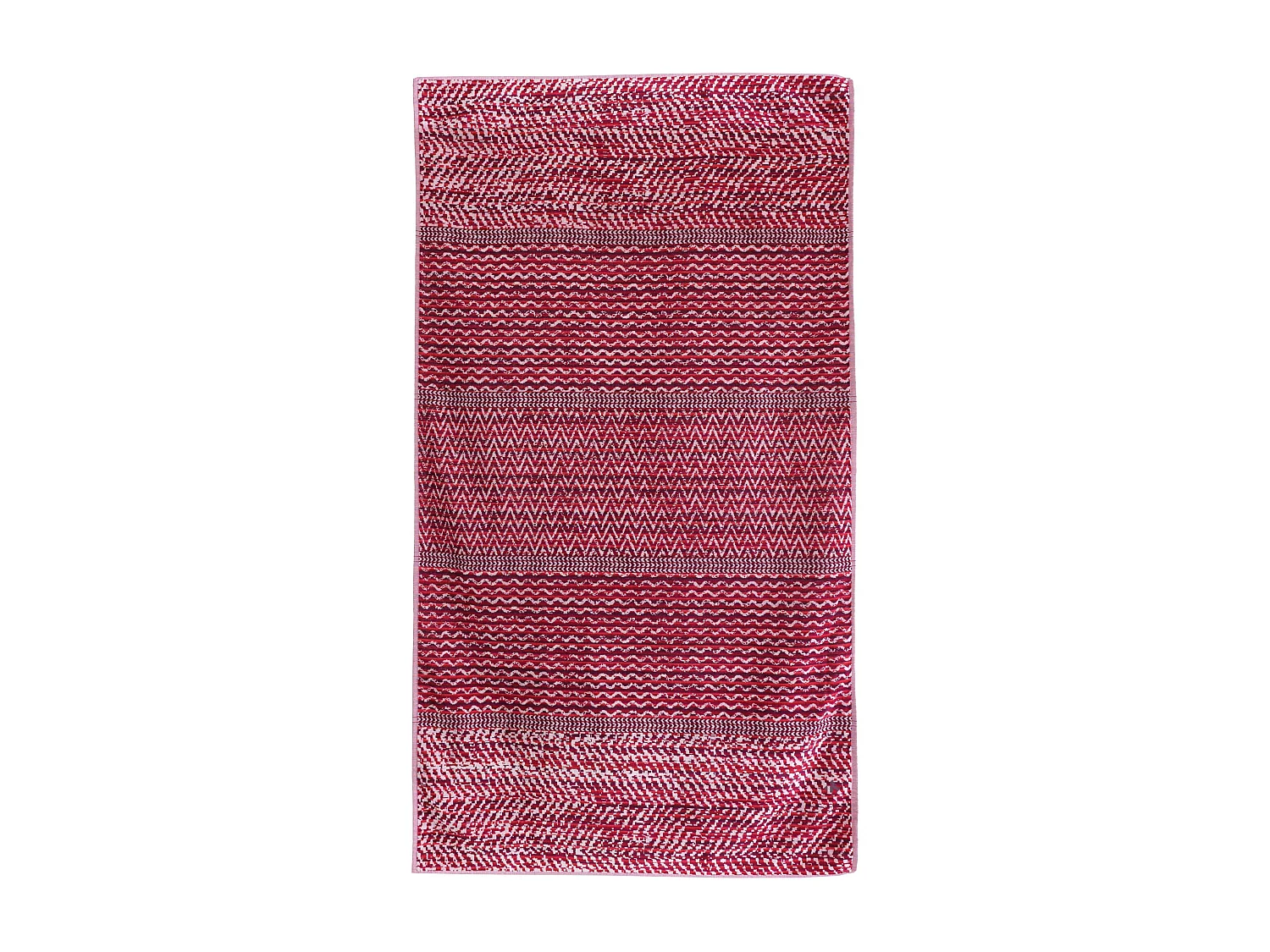 Drap de plage coton et éponge 100x180 cm MALUA 380 g/m² rouge