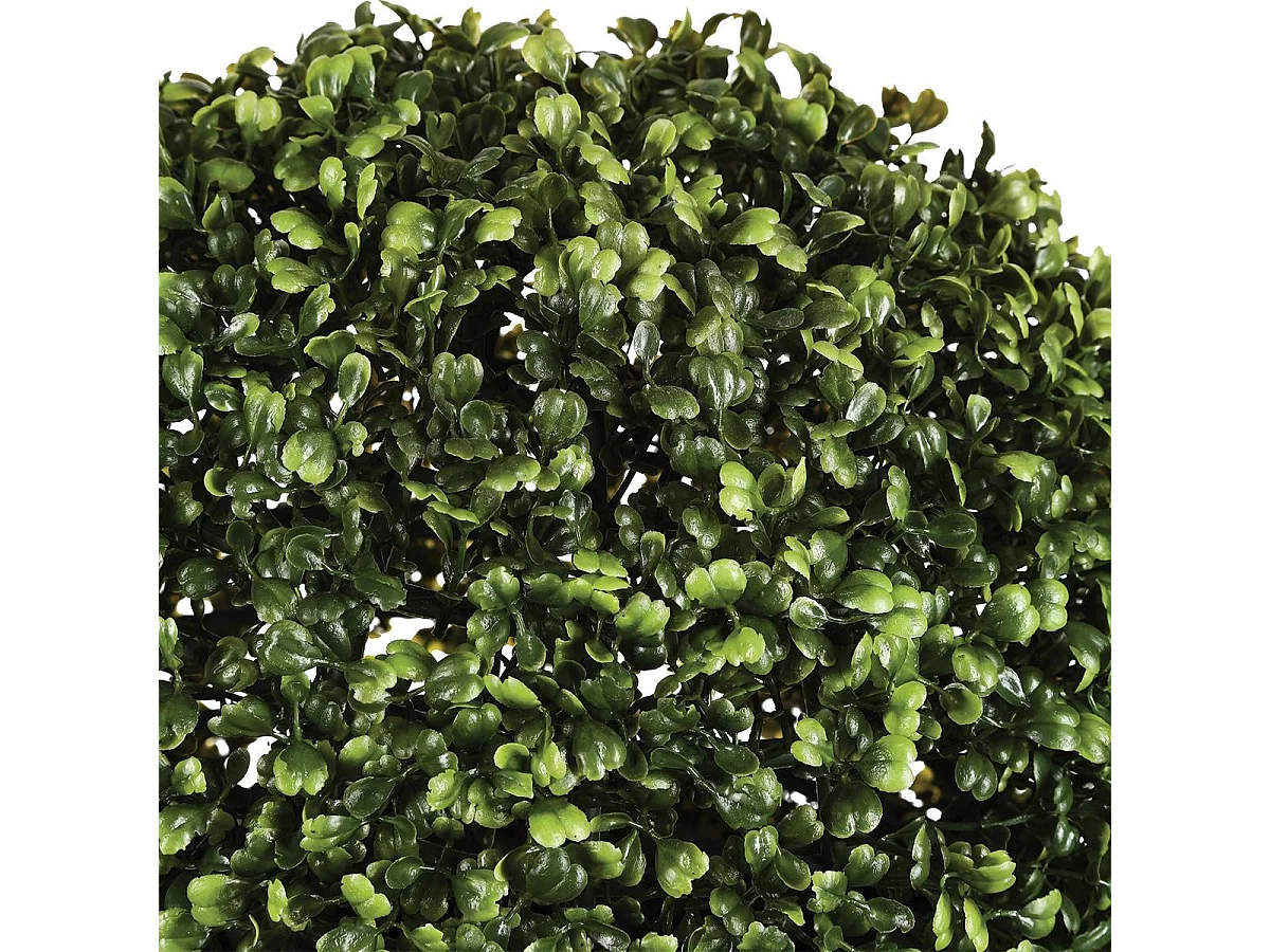 Plante Artificielle "Boule de Buis" 36cm Vert