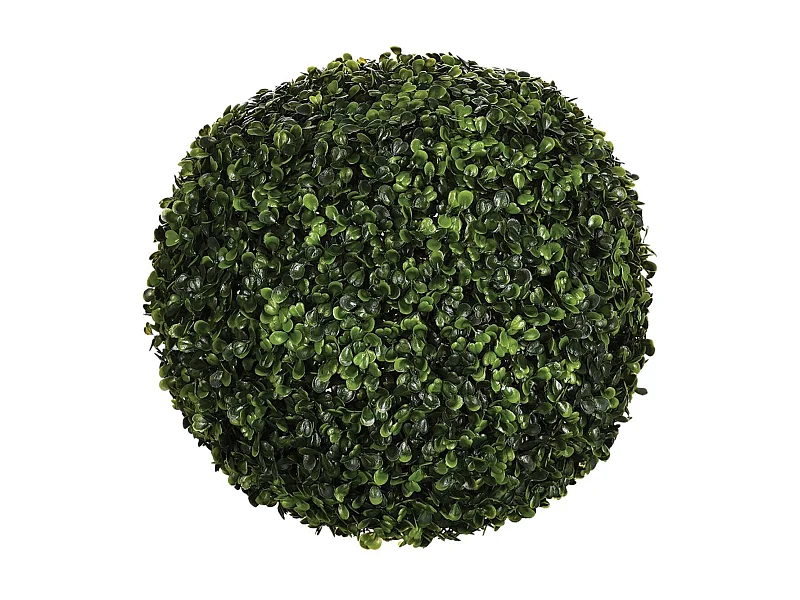 Plante Artificielle "Boule de Buis" 36cm Vert