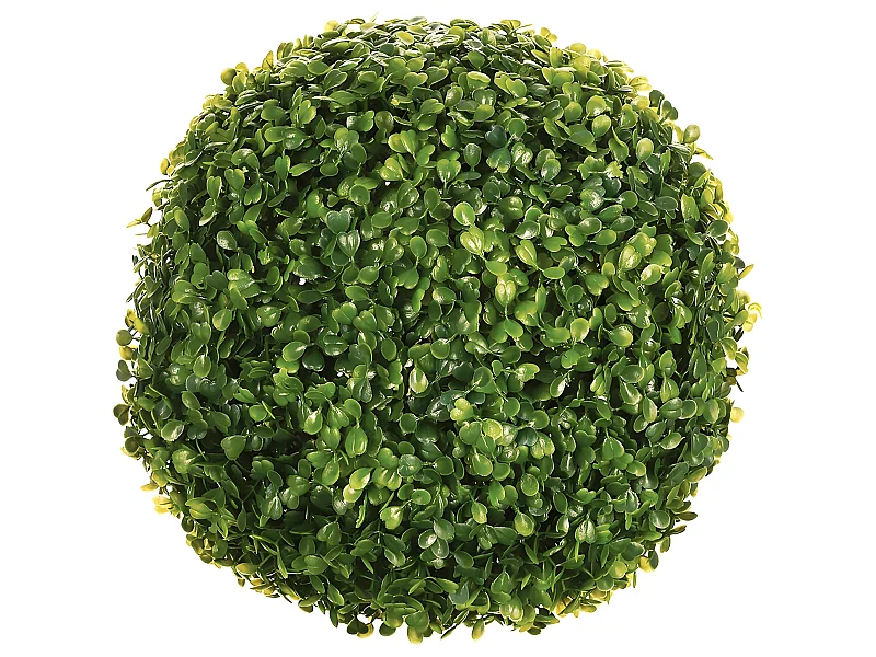 Plante Artificielle "Boule de Buis" 27cm Vert