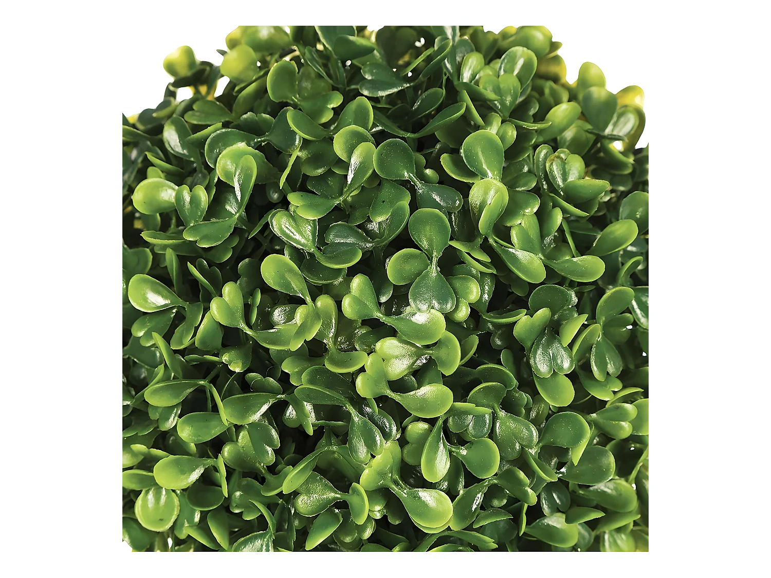 Plante Artificielle "Boule de Buis" 16cm Vert