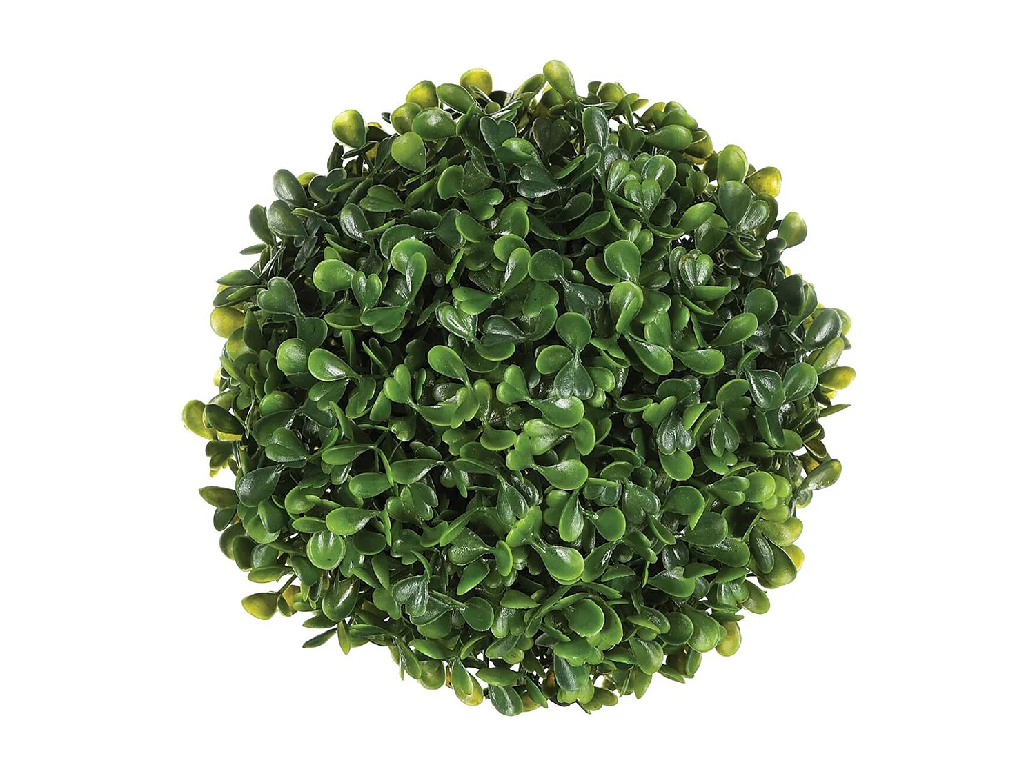 Plante Artificielle "Boule de Buis" 16cm Vert