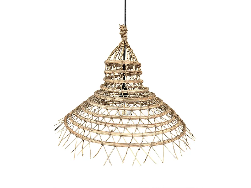 Abat jour int/ext GAIA Beige Fibre naturelle D60CM