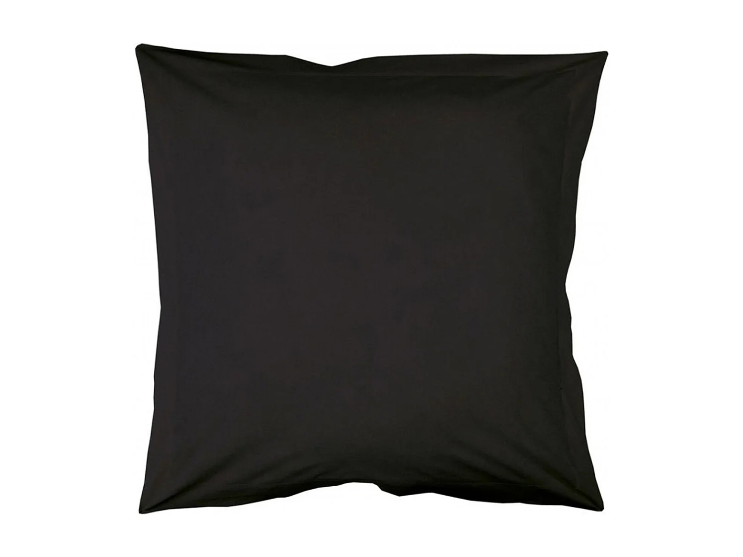 Czarna poszewka na poduszkę 63 x 63 cm z certyfikowanego bawełnianego Oeko-Tex®