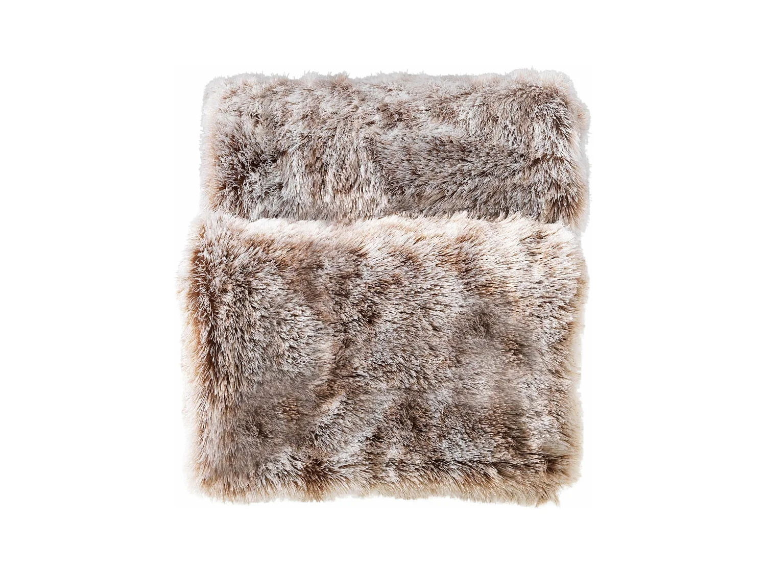 Plaid Imitation Fourrure "Antartic" 180x220cm Chocolat