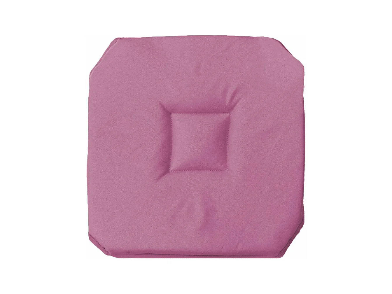Galette de Chaise "Panama" 36x36cm Rose Dragée