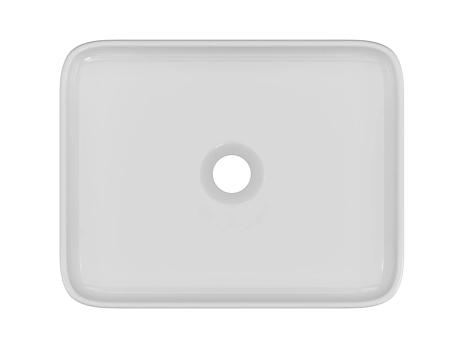 Lavabo rectangular JUNIKO - blanco