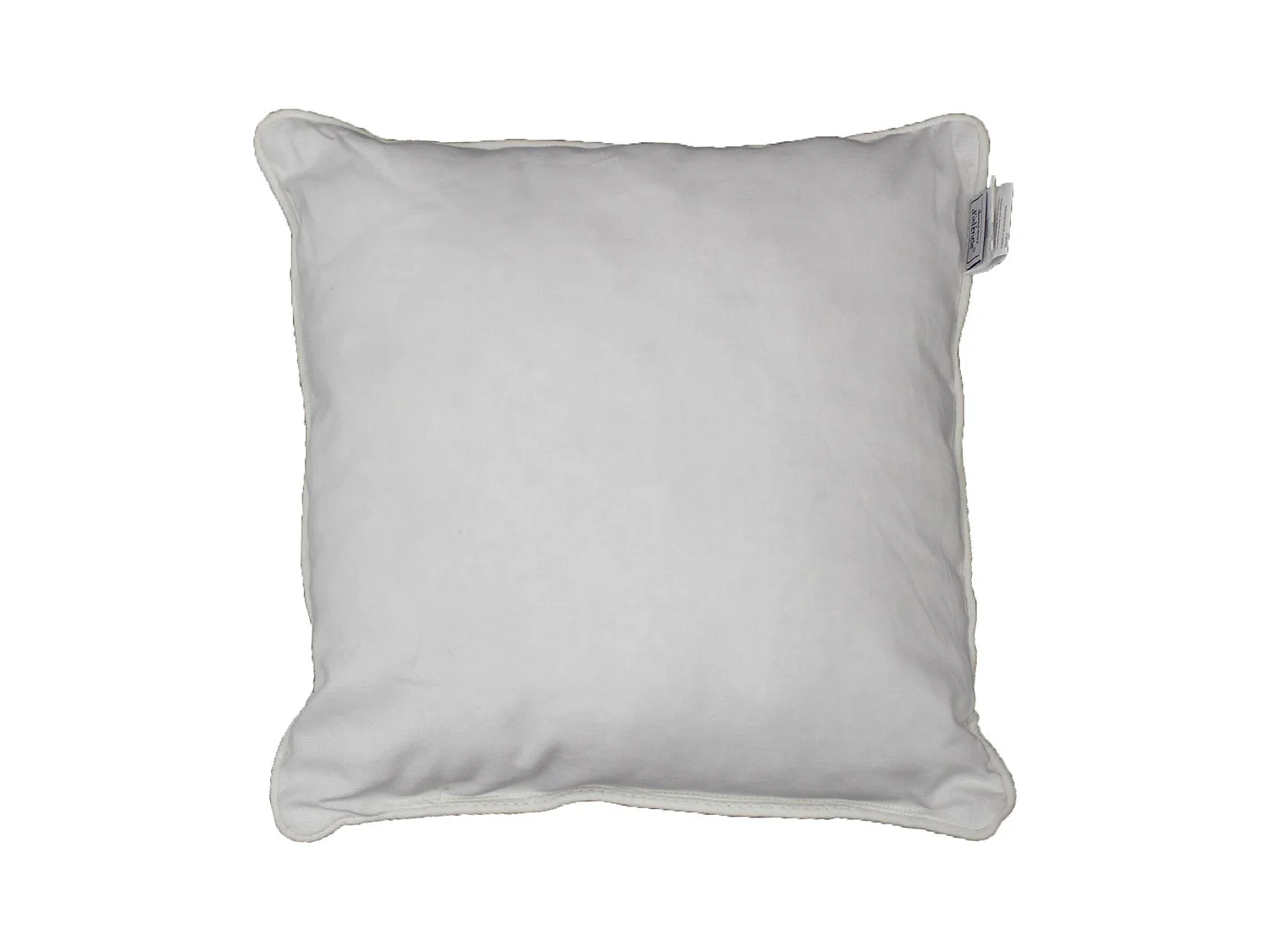 Coussin Passepoil Uni Panama Blanc 40 x 40 cm