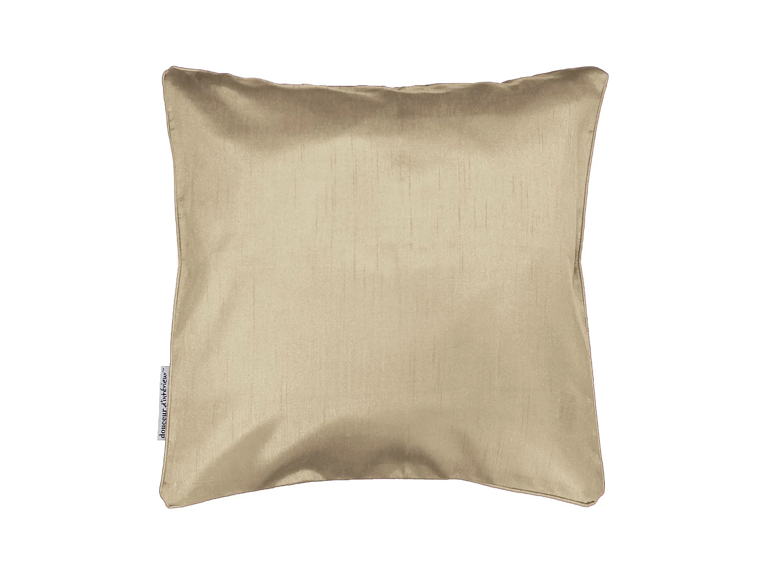 Housse de coussin Polyester Shantung Uni Shana Lin 40 x 40 cm