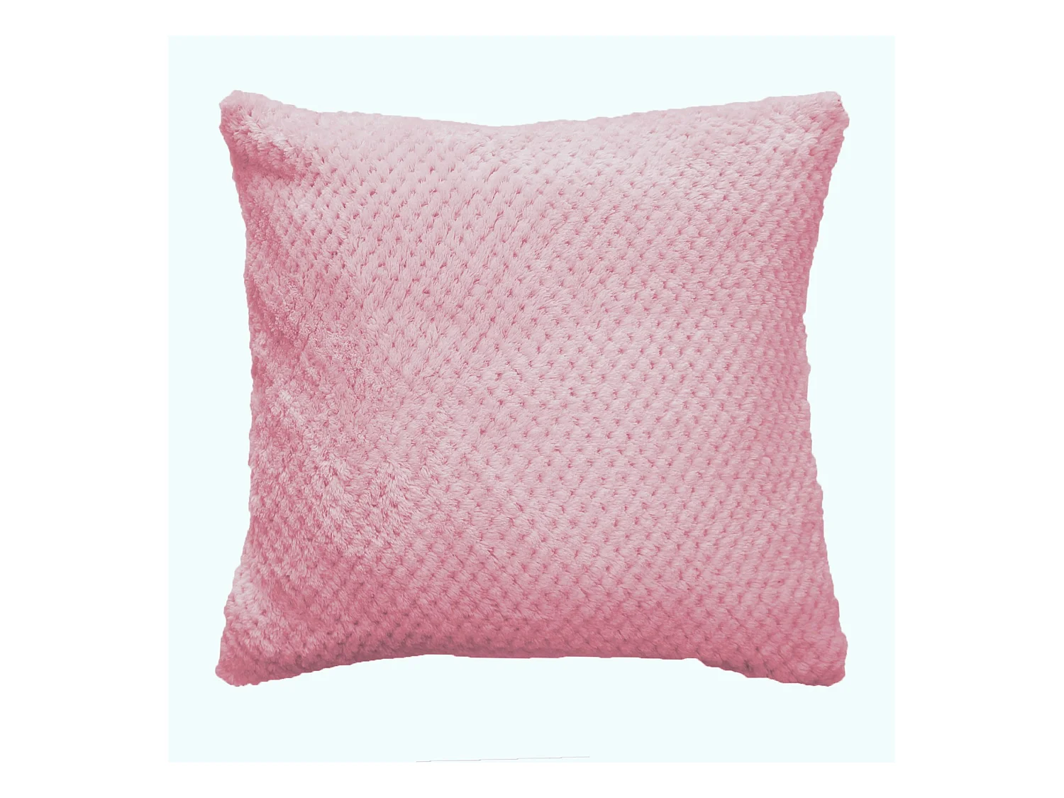 Housse de Coussin + Zippé avec encart Coral Jacquard Didou Rose 40 x 40 cm
