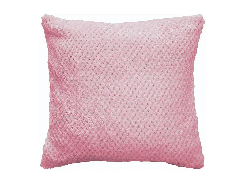 Housse de Coussin Jacquard "Didou" 40x40cm Rose Dragée