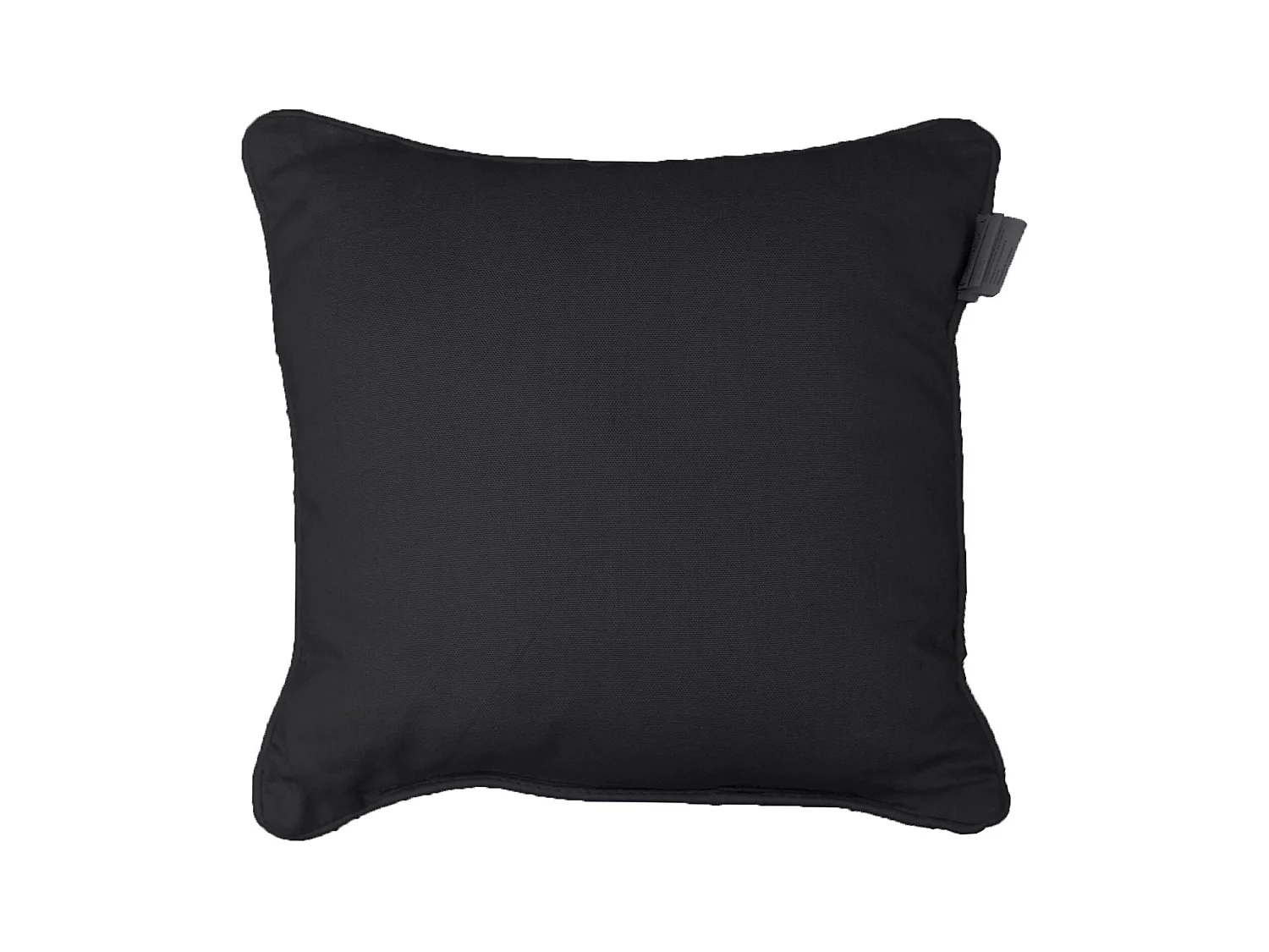 Housse de coussin 40 x 40 cm panama noir