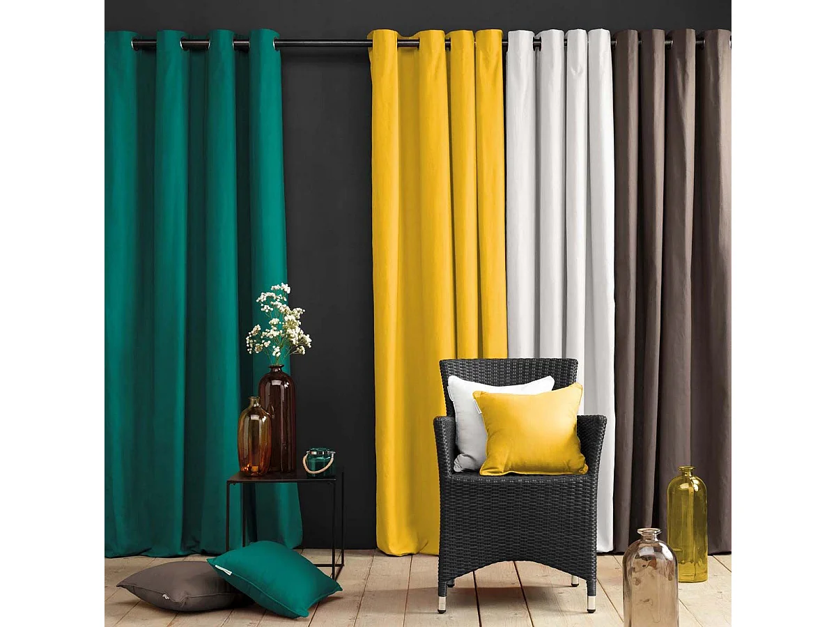 Housse de Coussin "Panama" 40x40cm Noir