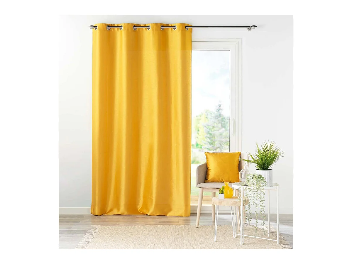 Housse de Coussin "Shana" 40x40cm Moutarde