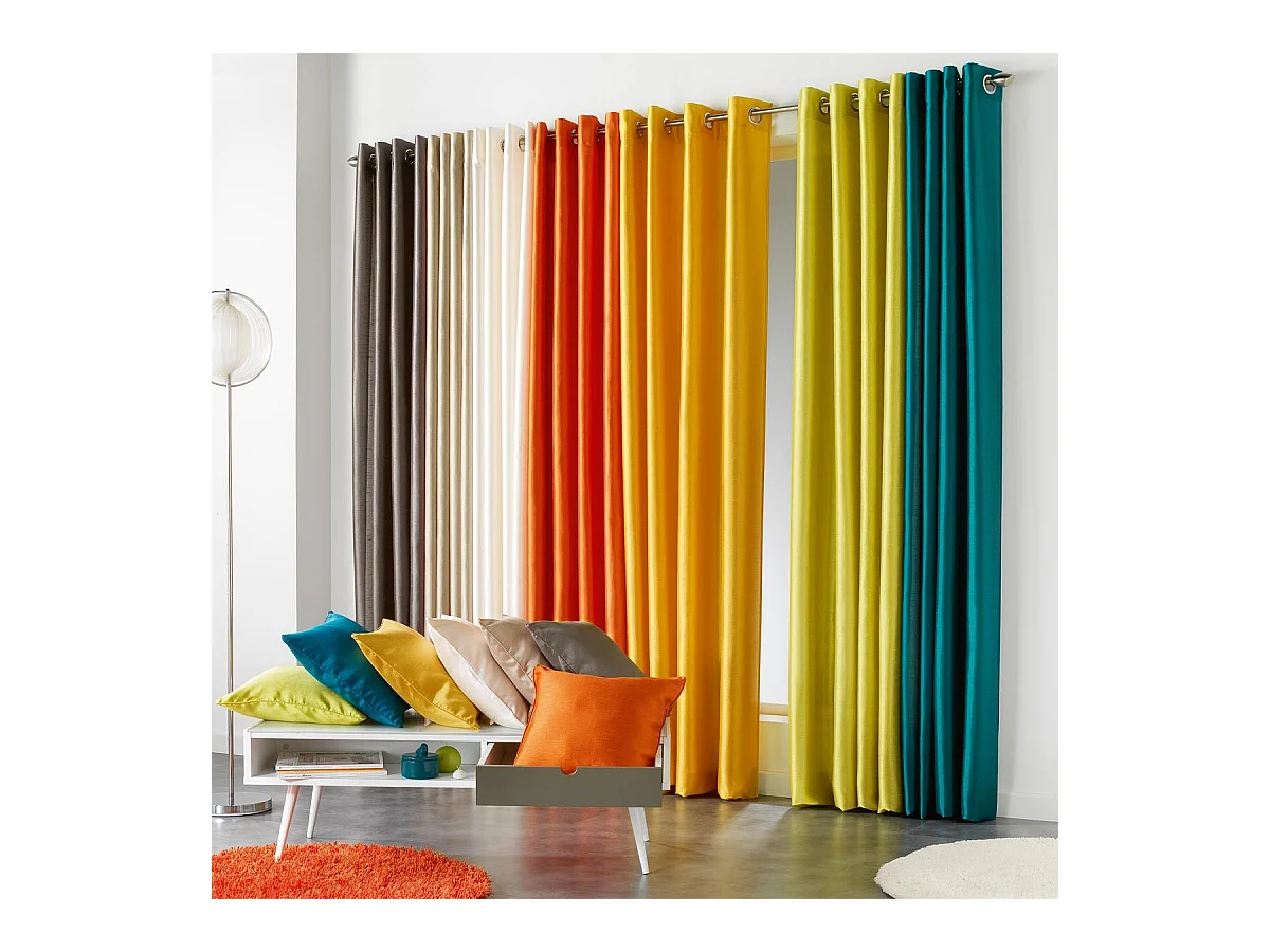 Housse de Coussin "Shana" 40x40cm Moutarde