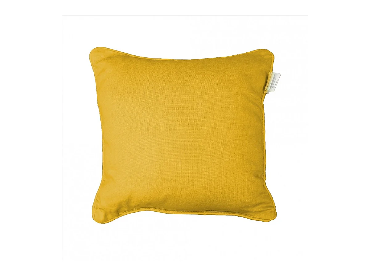 Housse de coussin 40 x 40 cm panama miel