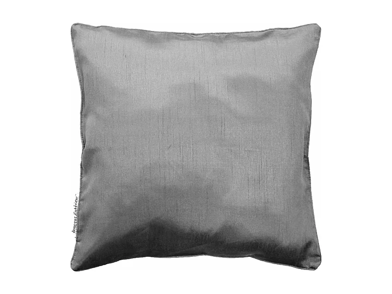 Housse de Coussin "Shana" 40x40cm Gris Perle
