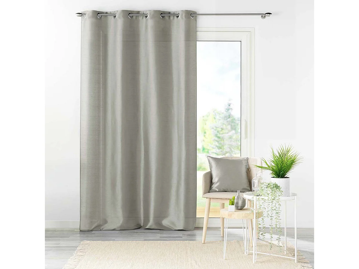 Housse de Coussin "Shana" 40x40cm Gris Perle