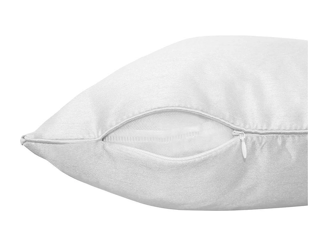 Housse de Coussin "Shana" 40x40cm Blanc