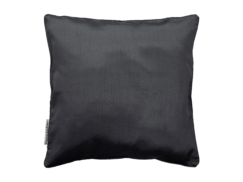 Housse de Coussin "Shana" 40x40cm Gris Anthracite