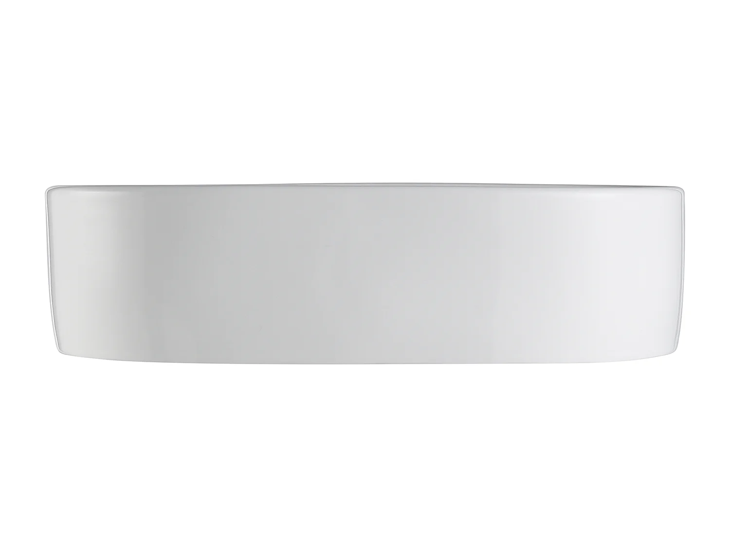 Lavabo da appoggio ovale in ceramica – Bianco – 56 × 35,5 cm – IWA II