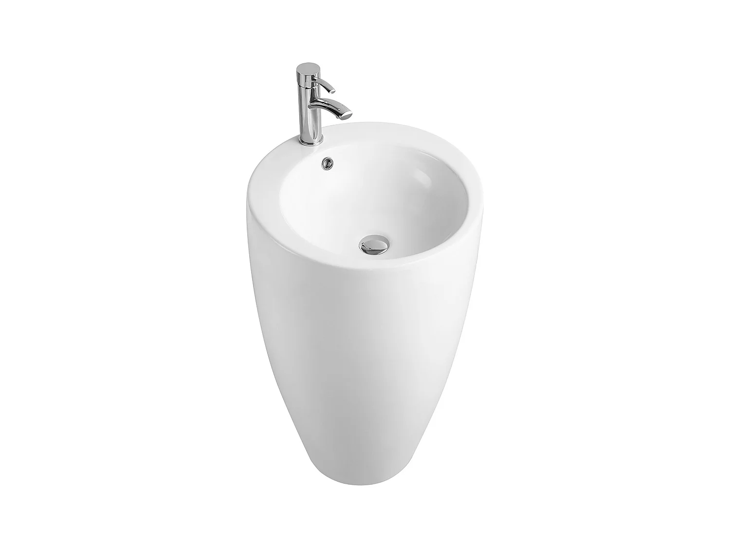 Umywalka stojąca cylindryczna - szer. 50 × gł. 50 × wys. 83 cm - MILOS