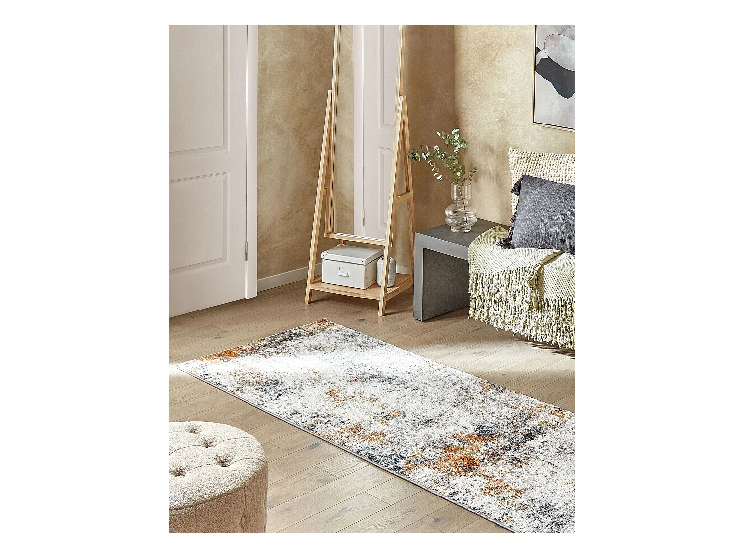 Vloerkleed polypropyleen meerkleurig 80 x 300 cm SHATIN