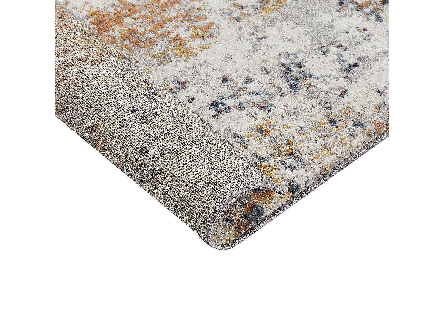 Teppich mehrfarbig 80 x 300 cm abstraktes Muster Kurzflor SHATIN