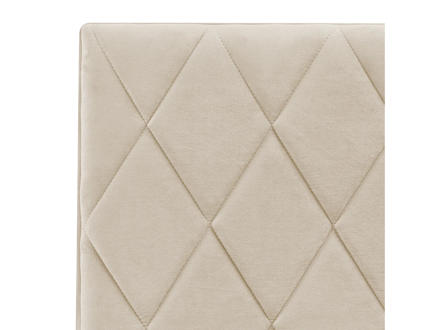 Bed met opbergruimte Fluweel ROCHEFORT 160 x 200 cm Beige