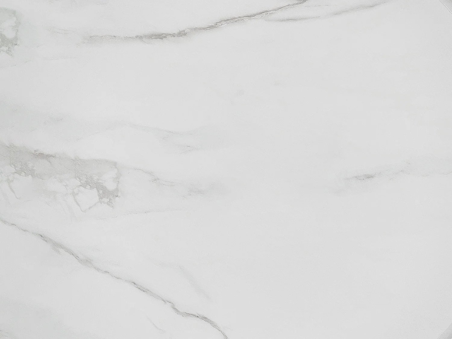 Rundt hvit servant marmoreffekt i keramikk - 36 cm - VIAMARBA