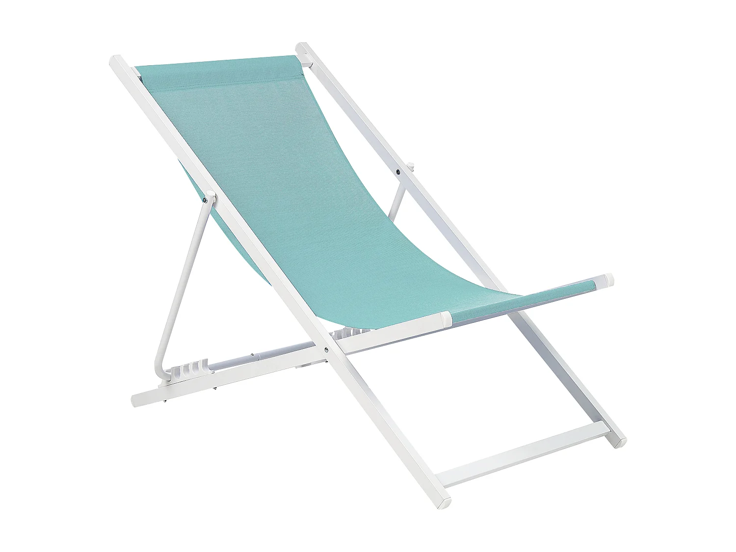 Inklapbare ligstoel LOCRI II Metaal Turquoise