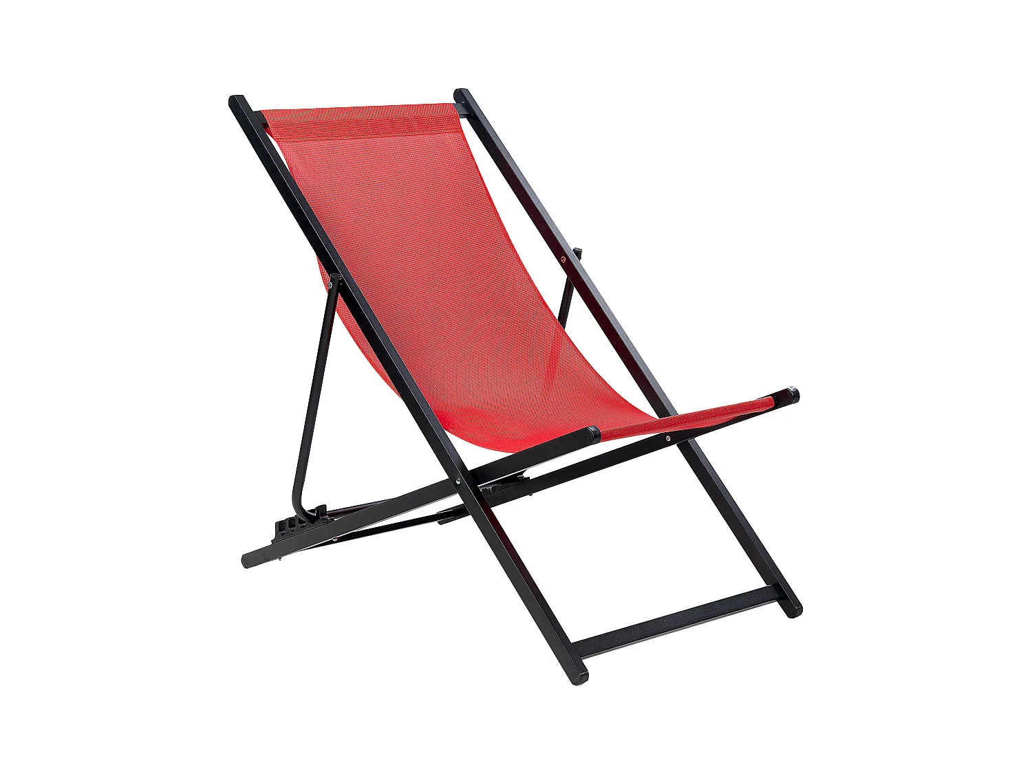 Inklapbare ligstoel LOCRI II Metaal Rood