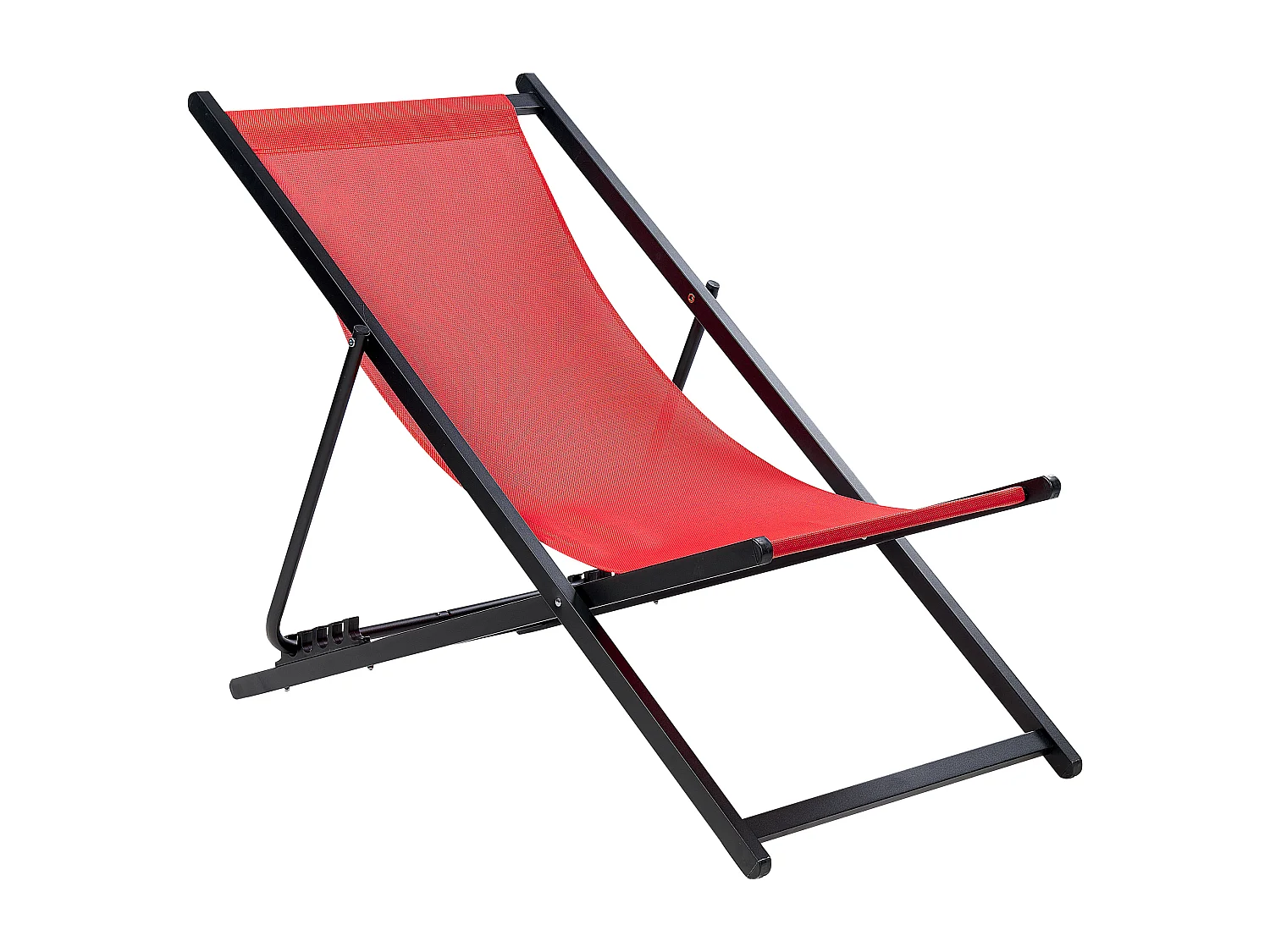 Chilienne pliante LOCRI II Métal Rouge