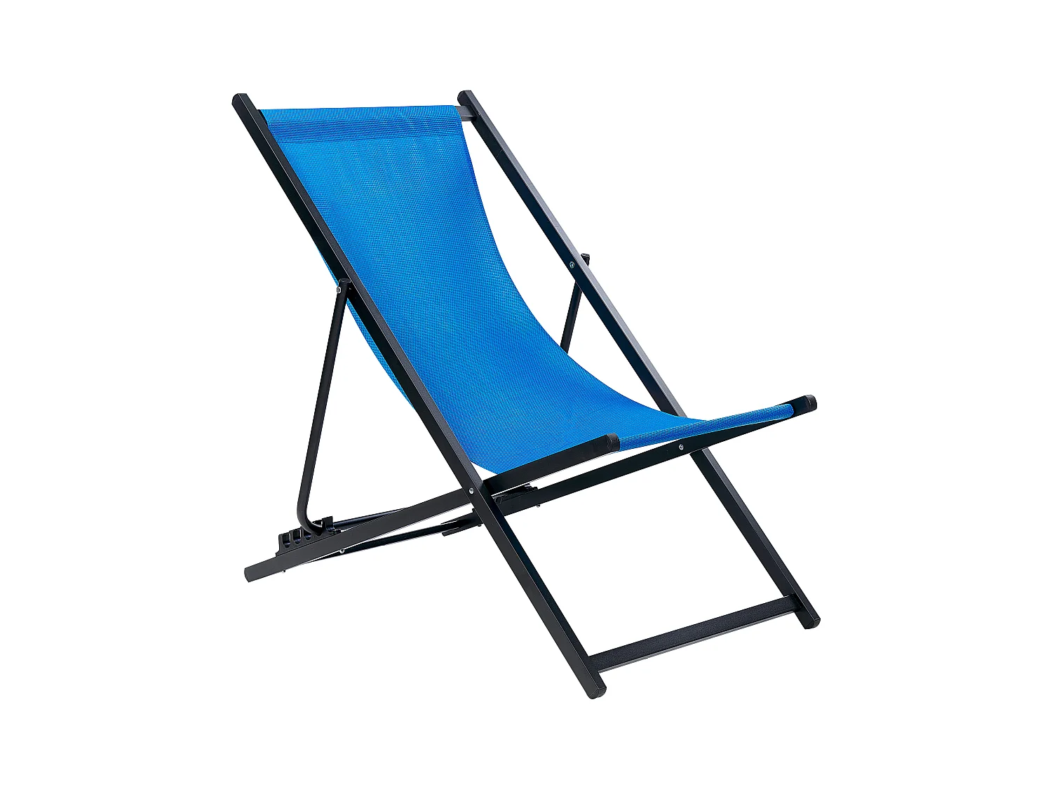 Inklapbare ligstoel LOCRI II Metaal Blauw