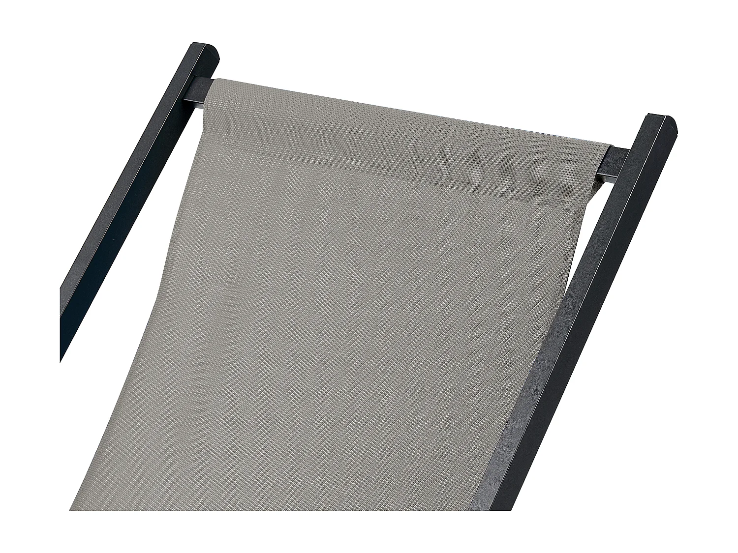 Sedia a sdraio pieghevole LOCRI II Metallo Grigio