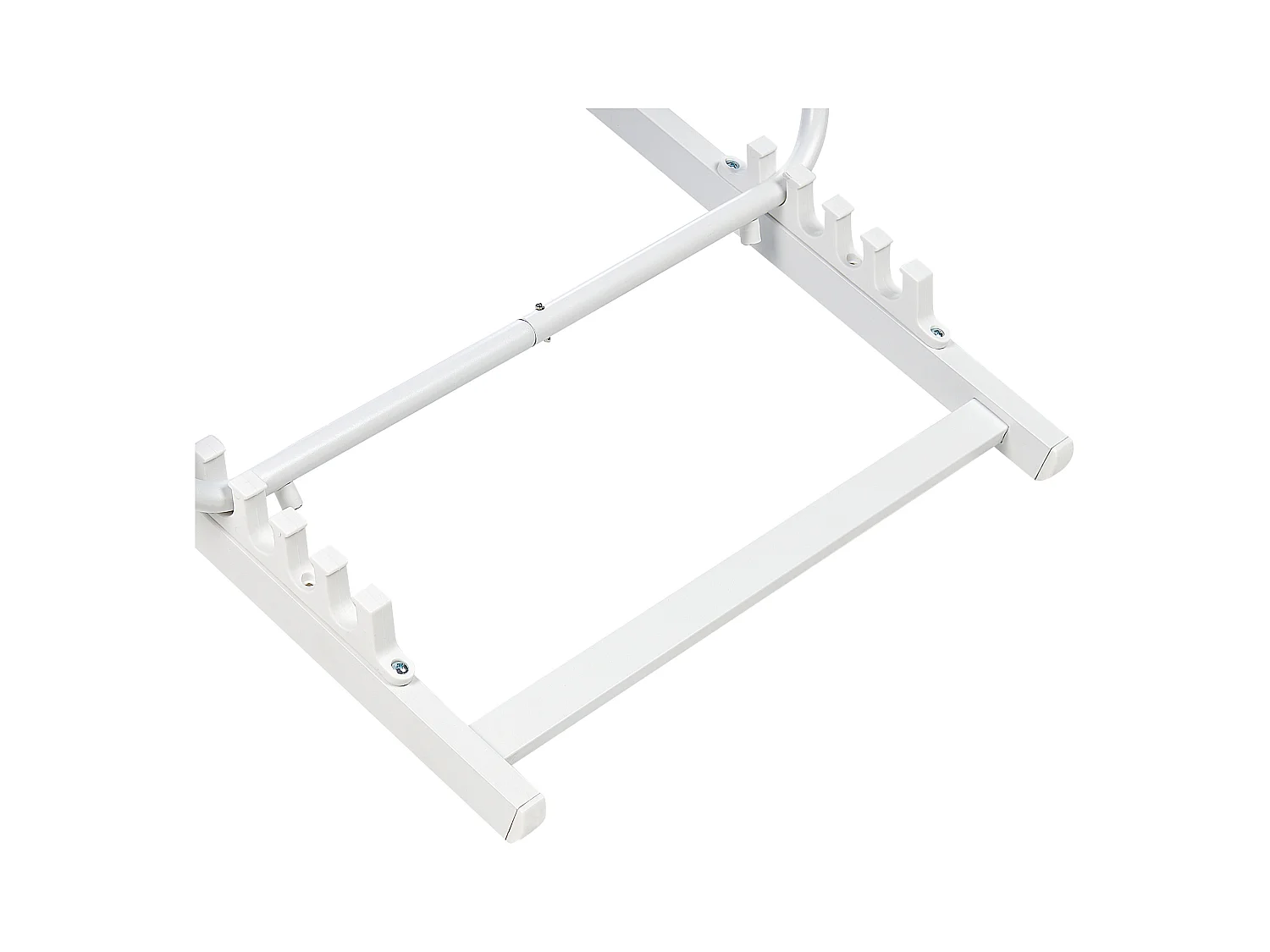 Outdoor Liegestuhl faltbar Aluminium weiß mit Stoffbespannung blau Locri II