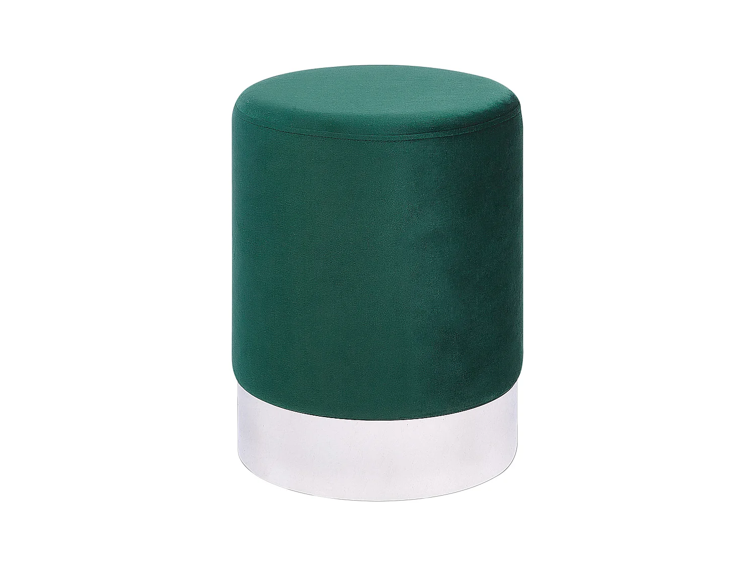 Pouf BRIGITTE Velours Vert émeraude 36 cm 36 cm 44 cm