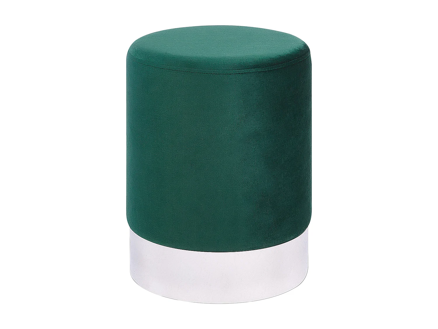 Pouf BRIGITTE Velluto Verde smeraldo 36 cm 36 cm 44 cm