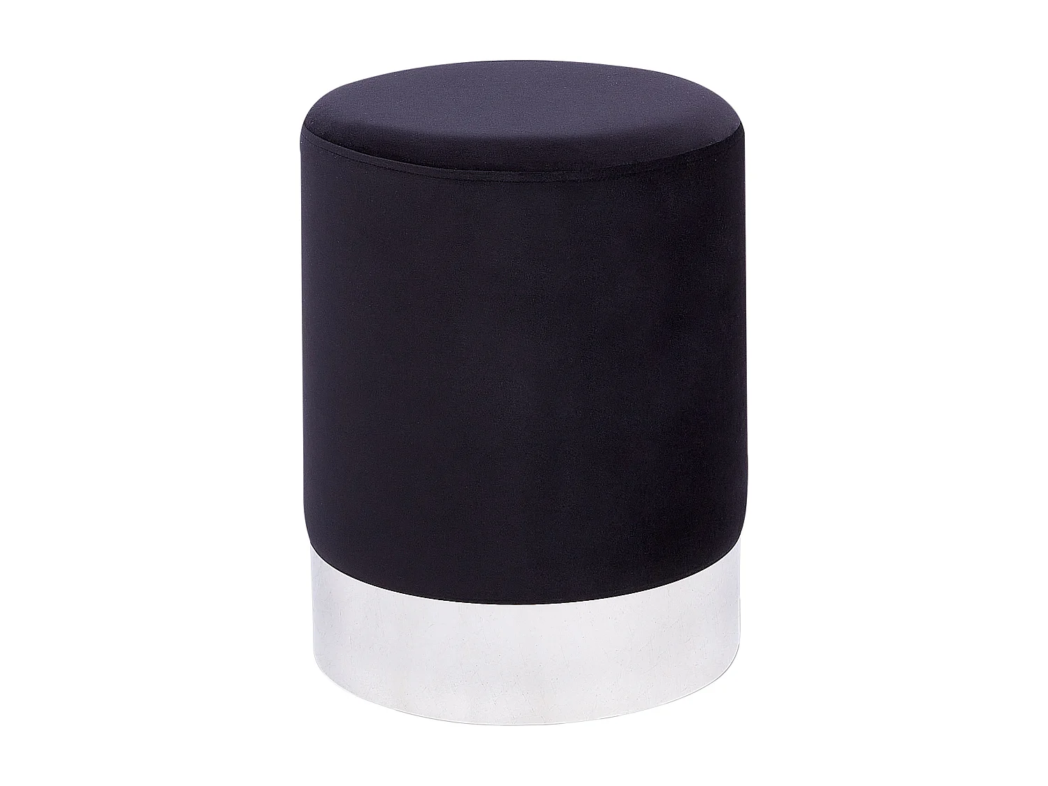 Pouf BRIGITTE Velours Noir