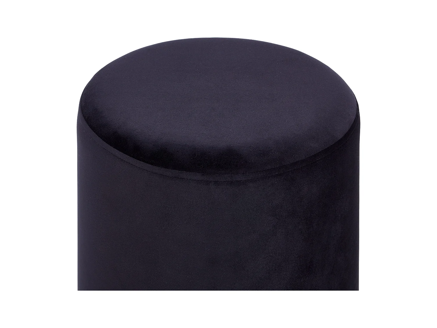 Pouf BRIGITTE Velours Noir