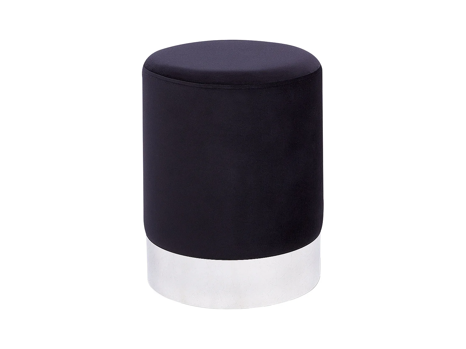 Pouf BRIGITTE Velours Noir