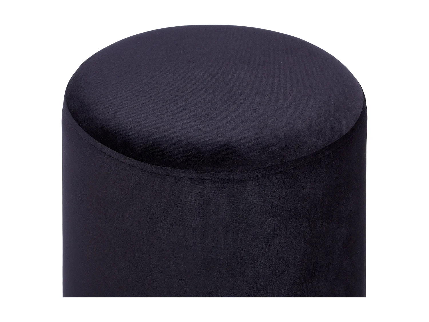 Pouf BRIGITTE Velours Noir