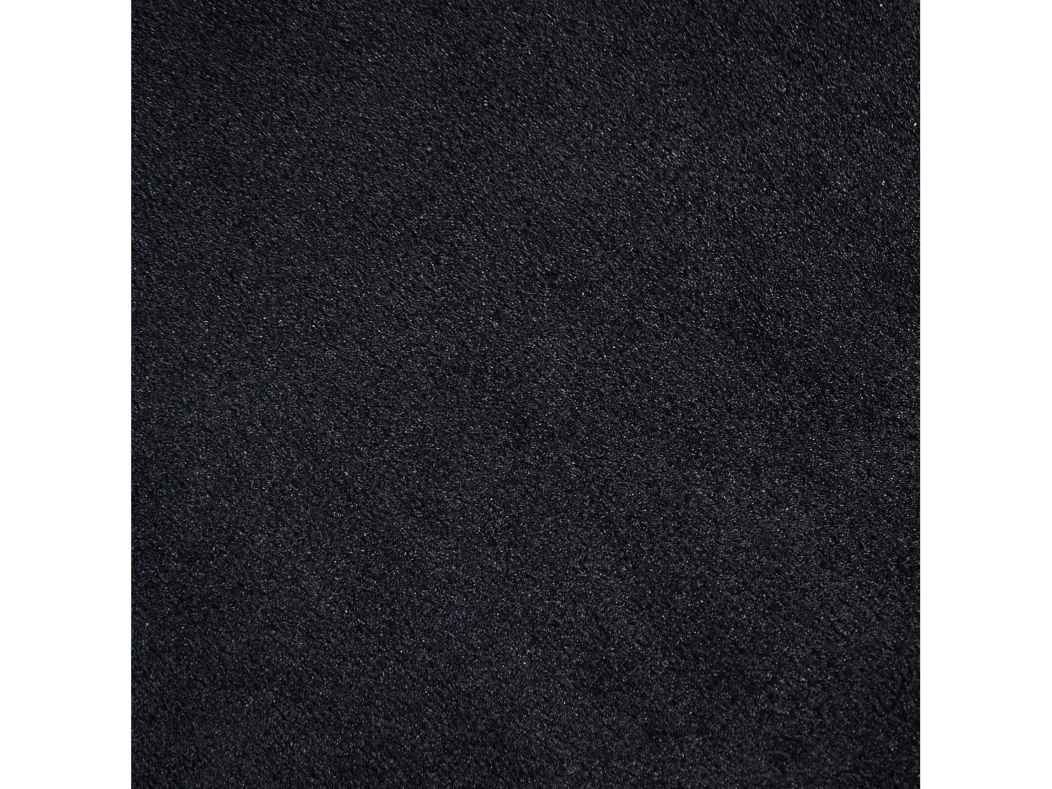 Pouf BRIGITTE Samtstoff Schwarz 36 cm 36 cm 44 cm